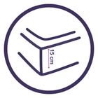 BabyMatex, podkład higieniczny, molton, 60-120-15cm