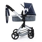 Bayer Design, Neo Vario Combi, głęboki wózek dla lalek z torbą, granatowy