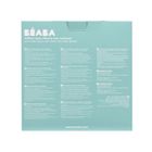 Beaba, komplet naczyń z silikonu z przyssawką, terracotta