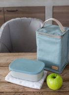 Beaba, lunchbox ze stali nierdzewnej, Baltic Blue