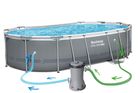 Bestway, basen ogrodowy, stelażowy, 488-305-107 cm, zestaw 18w1