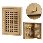 Boximo, Kizu, wisząca szafka na klucze, bambusowa, 19-27-6 cm