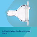 Canpol babies, EasyStart, Newborn baby, butelka antykolkowa, 240 ml, beżowe serduszka, 3m+