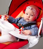 Caretero, Bugies, leżaczek, huśtawka elektryczna, red