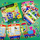 Carotina, Pociąg z grami edukacyjnymi, 8 gier z suchościeralnym pisakiem