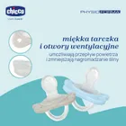 Chicco, PhysioForma Dual Soft, smoczek uspokajający, silikonowy, niebieski, 2-6m, 2 szt.