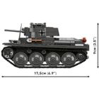 Cobi, Historical Collection, WWII, Panzer, 38(T)/CKD LT VZ.38, klocki, 1:28, 690 elementów