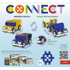 Connect, 3w1, Pojazdy uprzywilejowane, klocki konstrukcyjne, 161 elementów, 61974