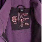 Cool Club, Wodoszczelna kurtka dziewczęca z kapturem, 3w1, Kurtka softshell, fioletowa