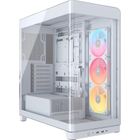 Corsair, Obudowa komputerowa, FRAME 4500X LX-R RGB Biała Mid Tower ATX
