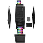 Deepcool, obudowa komputerowa, CH560 ARGB Digital Black (R-CH560-BKAPE4D-G-1)