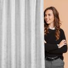 Eurofirany, zasłona gotowa, Avena, na taśmie, 135-270 cm, biały