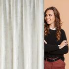 Eurofirany, zasłona gotowa, Ingrid, na taśmie, 140-270 cm, kremowy