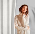 Eurofirany, zasłona zaciemniająca gotowa, Eliza, 140-250 cm, biały