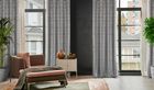 Eurofirany, zasłona zaciemniająca gotowa, laura, 140-250 cm, stalowy