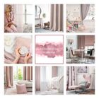 Eurofirany, zasłona zaciemniająca gotowa, na taśmie, Rosa, 140-270 cm, pudrowy