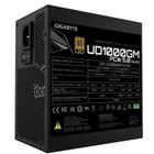 Gigabyte, zasilacz modularny, UD1000GM PG5 V2, 1000W, 8 US GOLD ATX