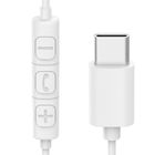 Hama, Fun C, słuchawki przewodowe, nauszne, z mikrofonem, USB‑C, białe