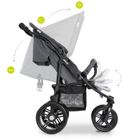 Hauck, Roadster Duo SLX, wózek bliźniaczy, grey/silver