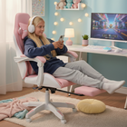 Hedo, fotel gamingowy, obrotowy, różowy