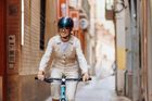 HJC, Calido Plus, kask rowerowy, biało-szary, rozmiar S