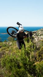 HJC, Crosser, kask rowerowy, rozmiar M, biały