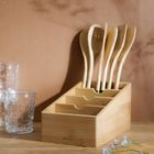 Homla, Bambou, organizer z przegródkami, 25-13 cm