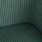 Homla, Pesa, krzesło w tkaninie, zielone, 56-60-82 cm