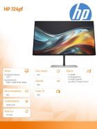 HP, monitor, LED, 23,8”, S7 Pro, 724pf, 8X530AA, 100 Hz