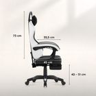 Huzaro, Force 3.7 White Carbon, fotel gamingowy