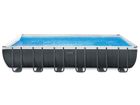 Intex, basen stelażowy z pompą filtrującą i akcesoriami, prostokątny, 732-366-132 cm, zestaw 8w1