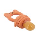 Kaloo, Grignoti, Wiewiórka, zestaw prezentowy 2w1, gryzak, smoczek do owoców + śliniak