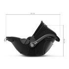 Kiddy, Evoluna, I-size 2, fotelik samochodowy, Midnight Black, 45-83 cm, 0-13 kg