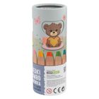 Kidea, Kredki Super Jumbo, 8 kolorów, zestaw z temperówką