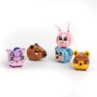 Kidea, Snapets, klocki, fioletowy kot, 84 elementy