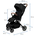 Kidwell, Colmer up, wózek spacerowy, Ink Black