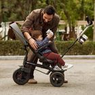 Kinderkraft, Aston 2 Plus, rowerek trójkołowy 6w1, granatowy