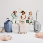 Kinderkraft, Cabby, walizka podróżna na kółkach z siedziskiem, 2w1, Grey
