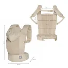 Kinderkraft, CarryBee, nosidełko ergonomiczne, beige