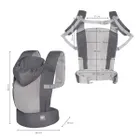 Kinderkraft, CarryBee, nosidełko ergonomiczne, grey