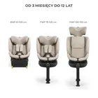 Kinderkraft, I-Fix, fotelik samochodowy, 61-150 cm, beige