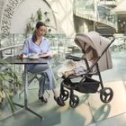 Kinderkraft, Trig 3, wózek spacerowy z tacką, Granite Grey