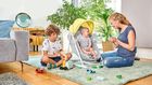 Kinderkraft, Unimo, leżaczek, bujaczek, krzesełko 5w1, żółty