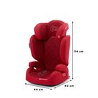 Kinderkraft, XPAND, fotelik samochodowy, 15-36 kg, czerwony