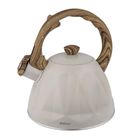 Kinghoff, czajnik z gwizdkiem, beżowy mat, 2l, kh-1998