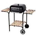 Kinghoff, grill węglowy na kółkach z półkami, kh-2034
