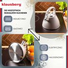 Klausberg, czajnik stalowy z gwizdkiem, 2,5l, kb-7953