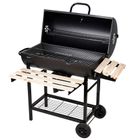 Klausberg, grill węglowy na kółkach z półkami, kb-9033