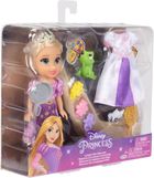 Księżniczki Disneya, Roszpunka, mini lalka, 16 cm, zestaw z akcesoriami