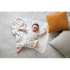 Lassig, Tiny Team, pieluszka muślinowa, otulacz z biobawełny, kotek, 60-60cm, 3 szt.